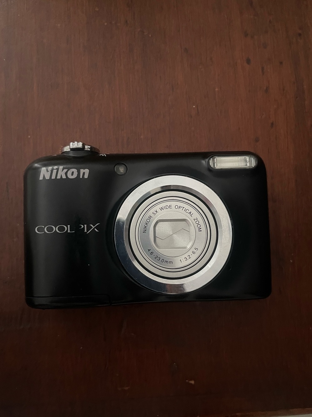 Nikon COOLPIX A10 Compact Digital Camera - Black with Silver Accents